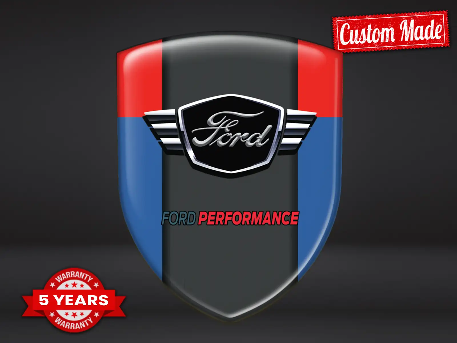 Ford Decalcomanie Paraurti Pregiate Pro Regolabili